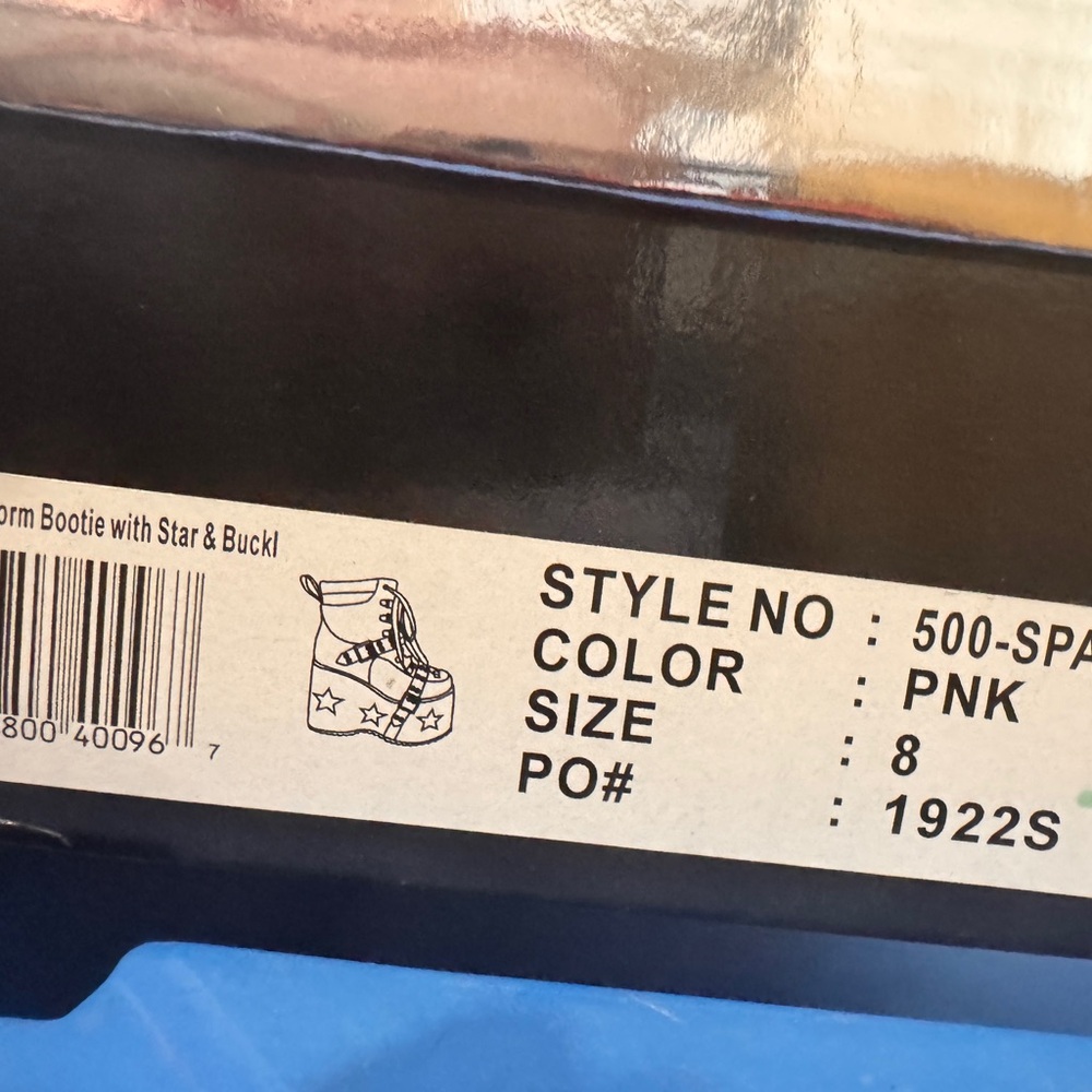 Vibrant Pink Platform Ankle Boots - Picture 2 of 8